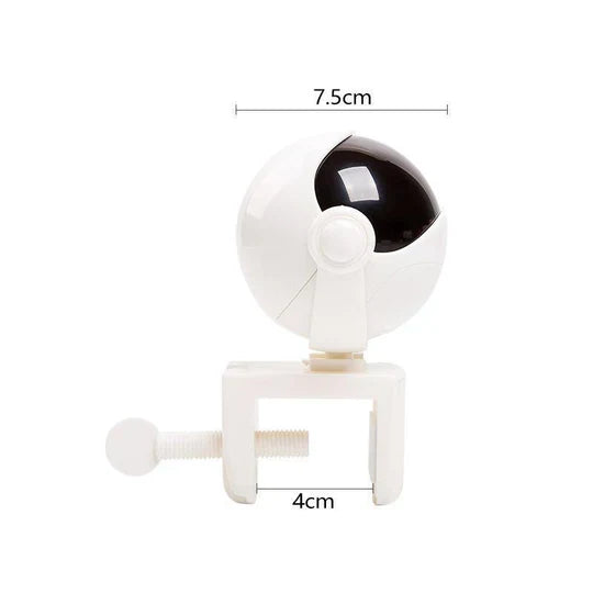 Hands-free automatic interactive cat toy encourages independent play, exercise & healthy activity for indoor pets.