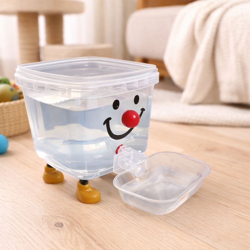 Automatic pet water dispenser for cats & dogs, ensuring continuous fresh hydration.