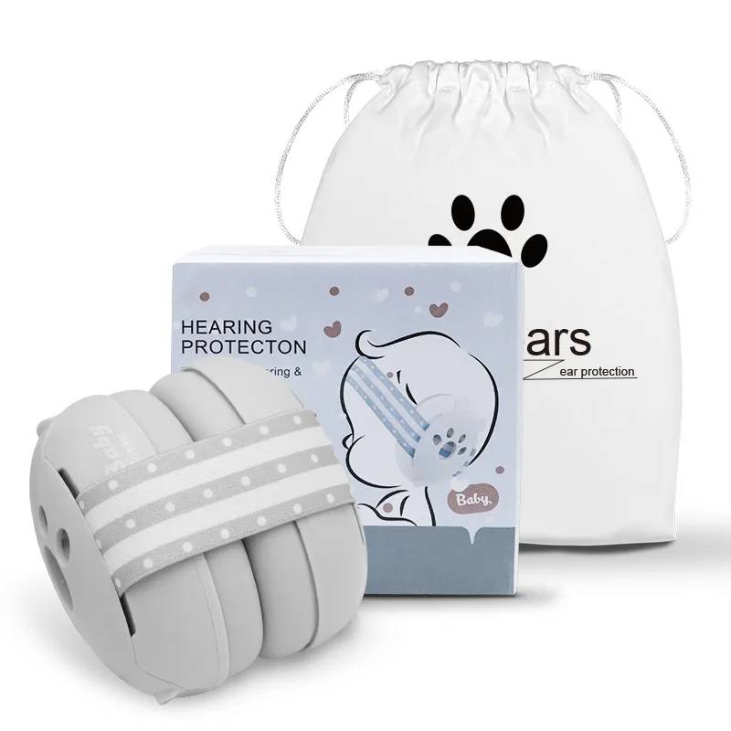 Soft baby noise cancelling earmuffs for effective ear protection. Ideal for infants & toddlers in noisy environments.