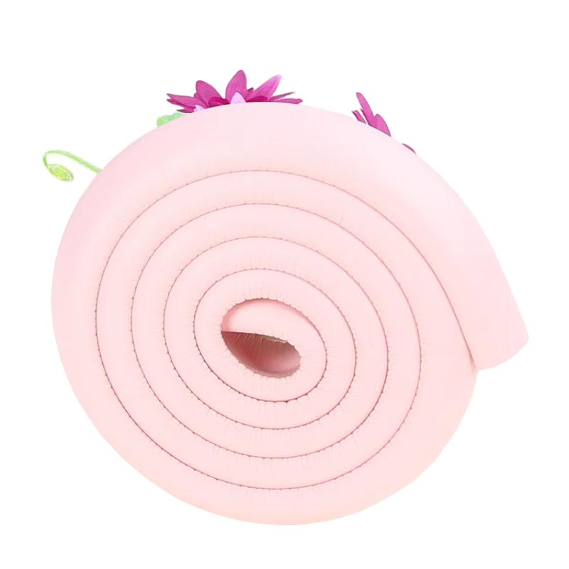 Childproof furniture edge guard foam, protects babies & toddlers from sharp edges, essential home safety.