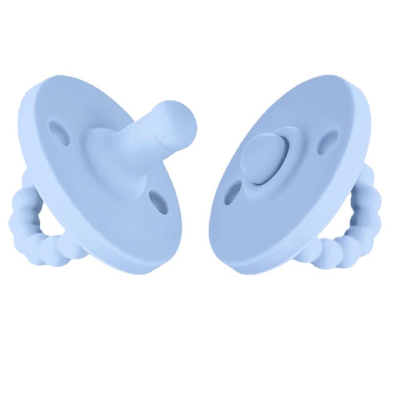 Baby silicone soother pacifier & teether for infants. Provides soothing comfort & teething relief for newborns.