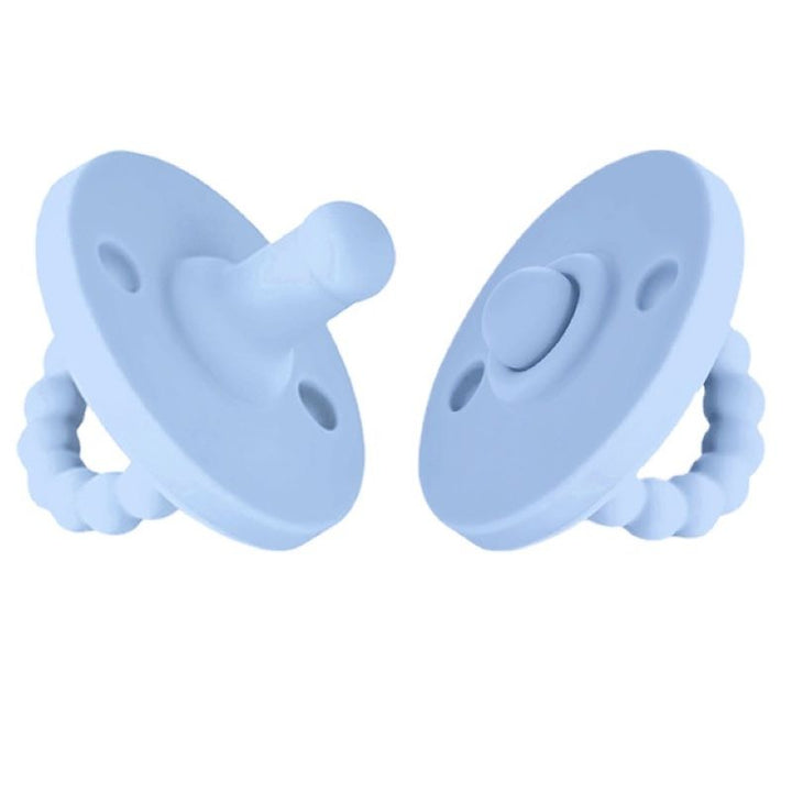 Baby silicone soother pacifier & teether for infants. Provides soothing comfort & teething relief for newborns.