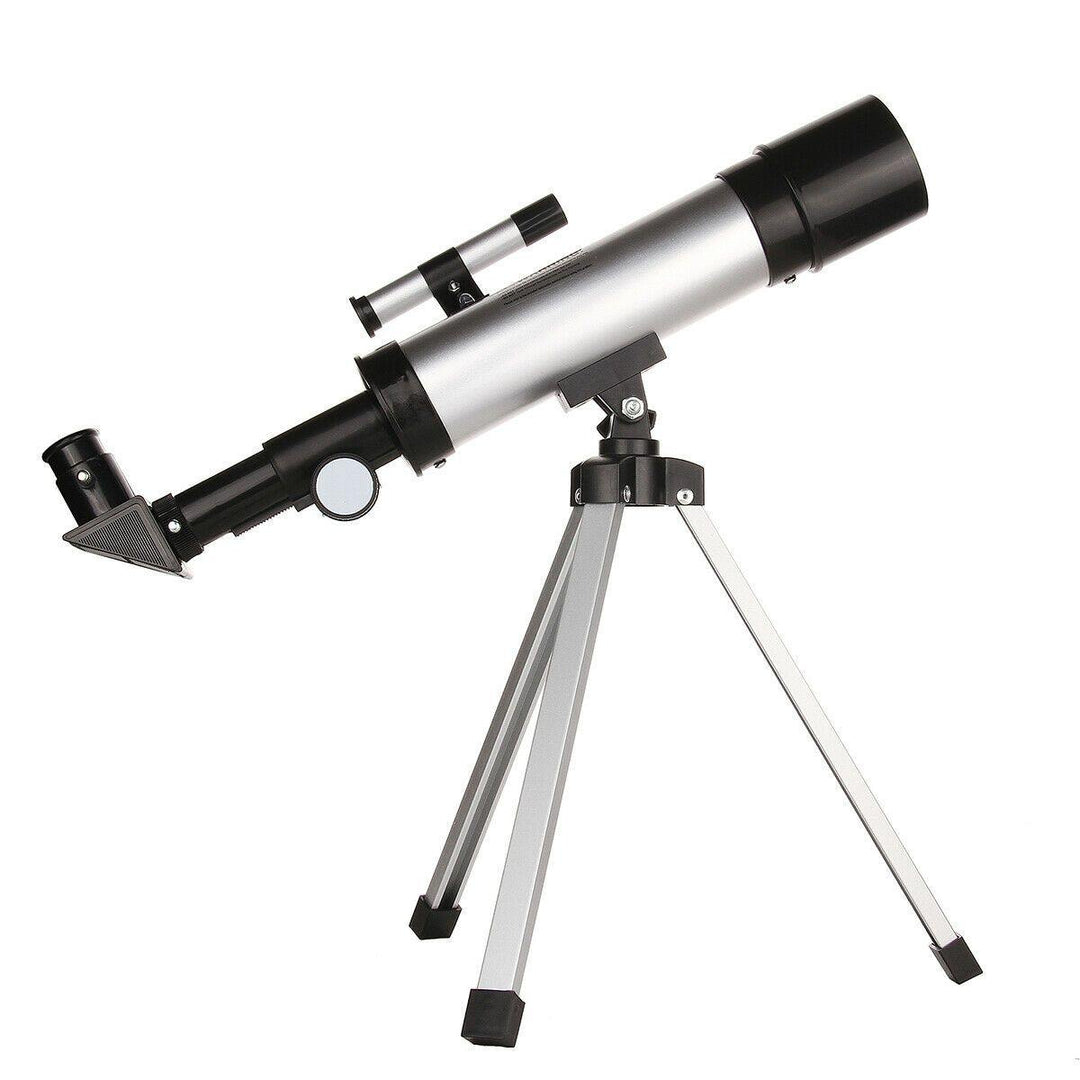 Beginner 360mm astronomical telescope with tripod for kids & adults. Perfect for stargazing & educational astronomy.
