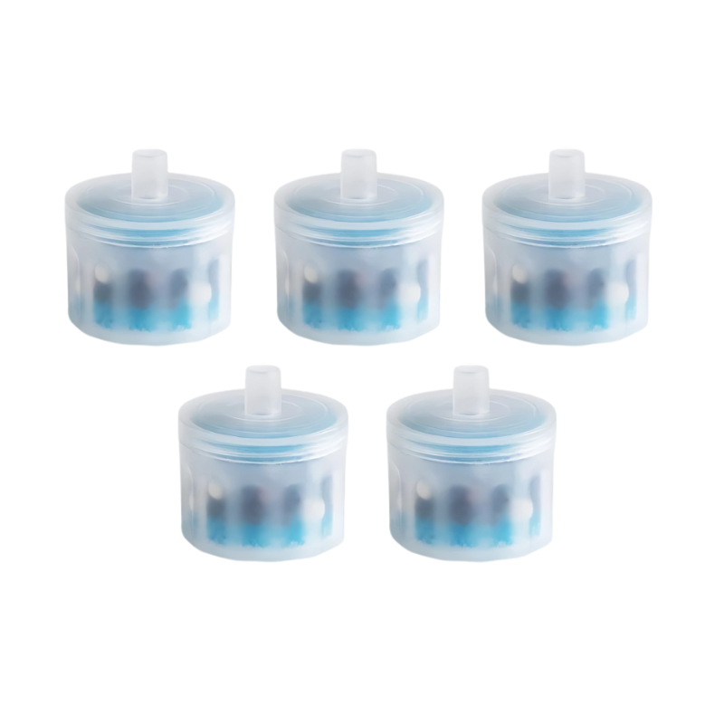 Advanced filtration ceramic pet water fountain, silent pump, automatic fresh clean drinking water for all pets, green.