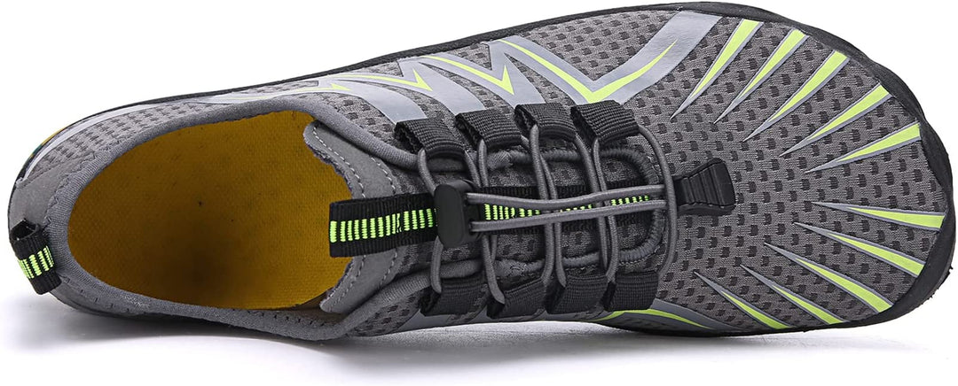 Men's black barefoot shoes, wide fit, flexible sole, for natural, comfortable walking.