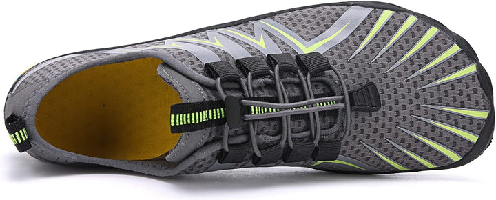 Men's black barefoot shoes, wide fit, flexible sole, for natural, comfortable walking.