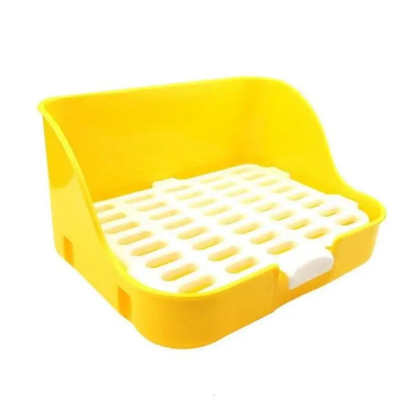 Premium blue ventilated cat litter tray. Easy-clean plastic ensures freshness, cat hygiene & effective odor control.