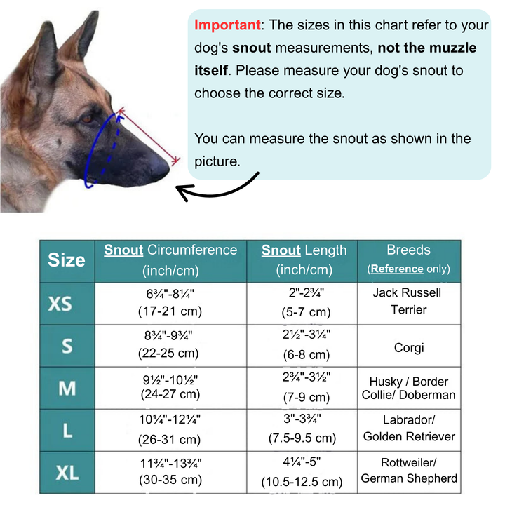 Close-up of the soft, breathable AirMesh dog muzzle fabric. Features adjustable straps for a secure, comfortable fit.