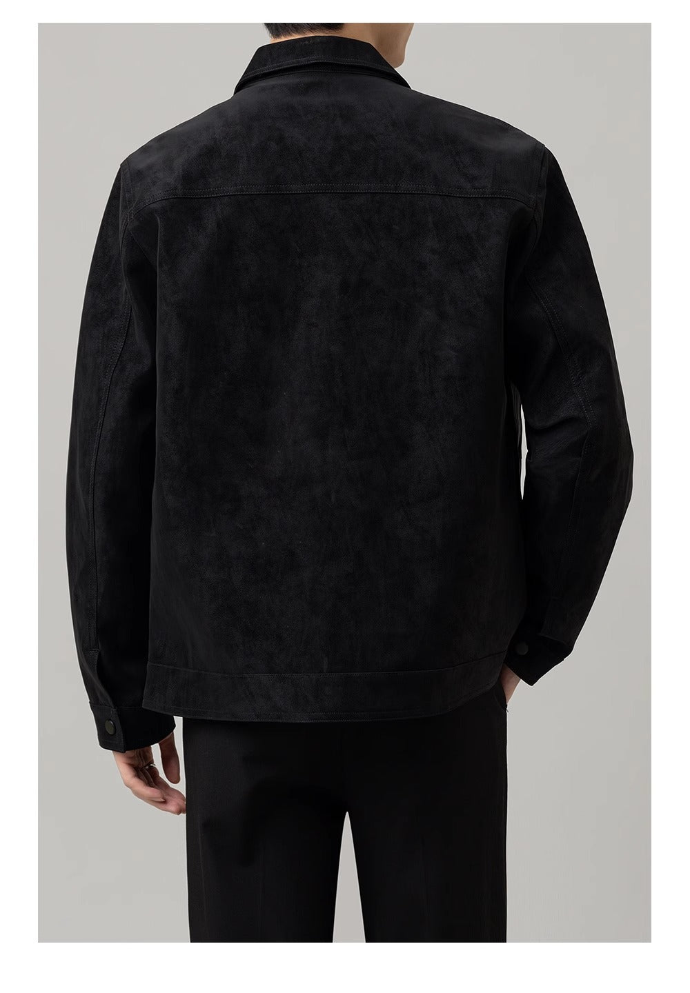 Everyday brown men's shacket, a comfortable and versatile button-down jacket for casual style.