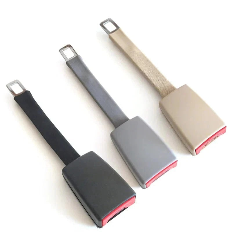 Easy-to-use car seat belt extender with elevated buckle, providing comfort & safety in vehicles.
