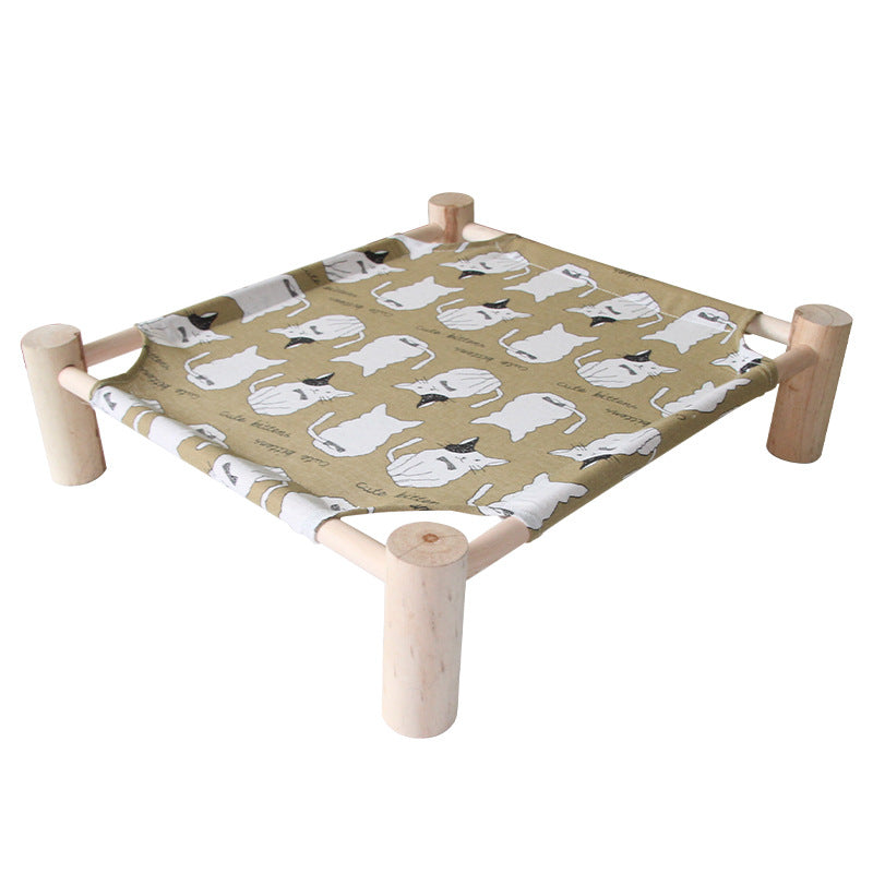 Modern cat bed furniture, a cooling hammock for ultimate feline comfort.