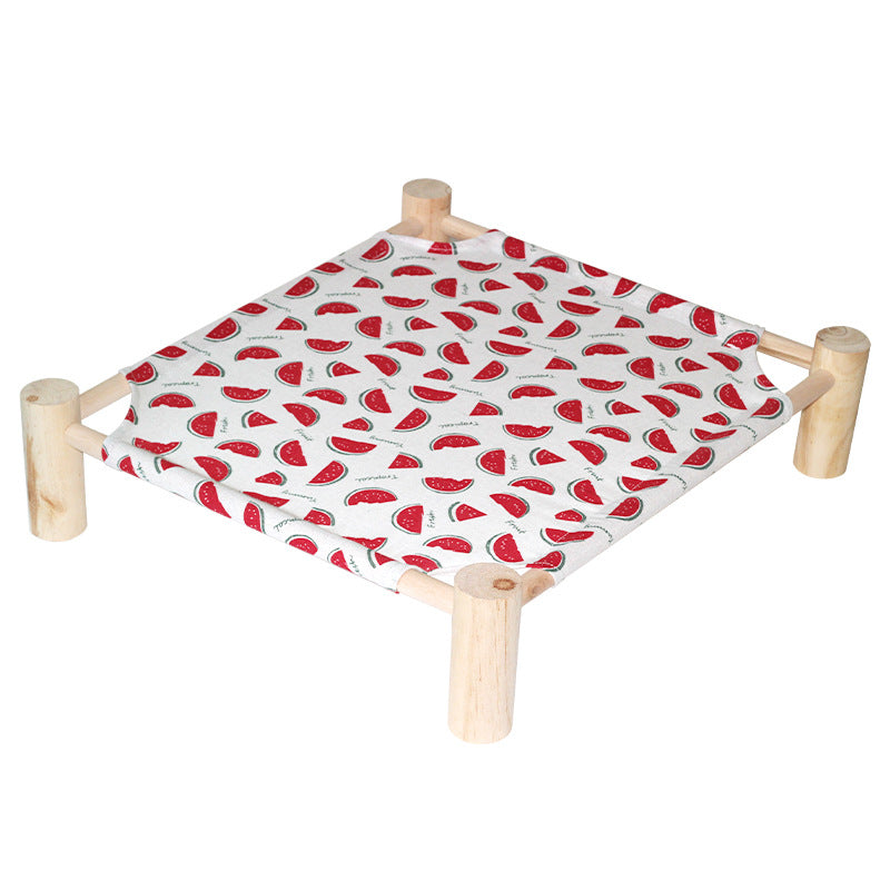 Easy assembly cat cooling bed, provides a comfortable spot for cats.