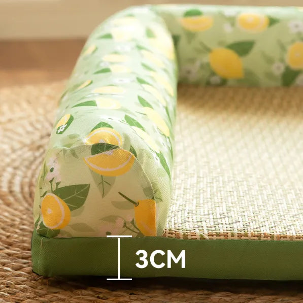Soft, washable cat cooling mat provides ultimate summer comfort & a cool relaxation spot for pets.
