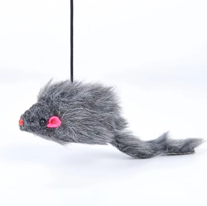 Best interactive cat toy: Door-hanging jumping mouse for active play, exercise & feline fun.