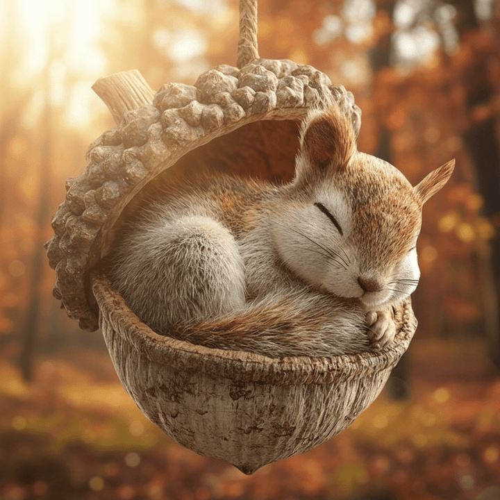 Unisex woodland animal Christmas tree ornaments. Unique holiday gifts for nature lovers & festive home decor.