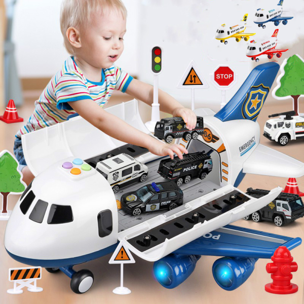 Educational adventure plane playset for kids, promoting creative and imaginative play.