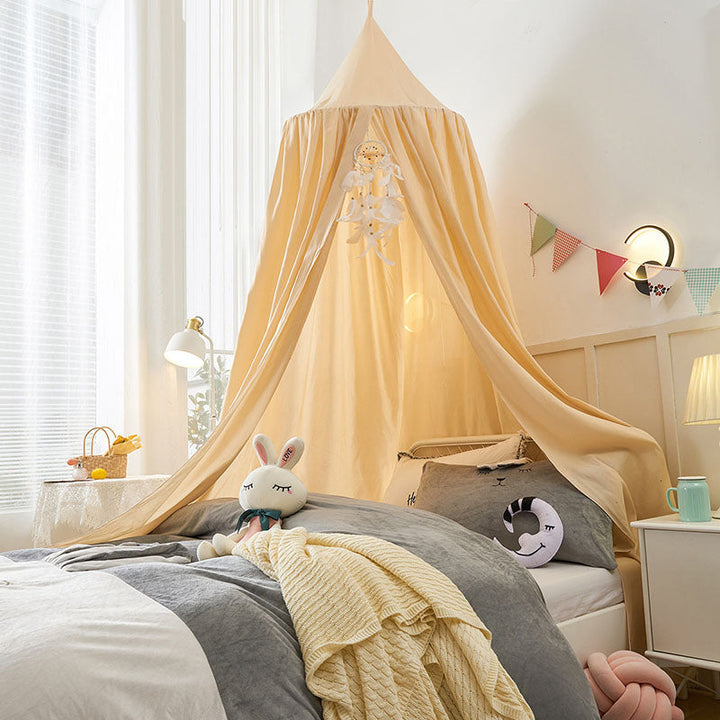 Create a peaceful sleep oasis with this blackout bed canopy for children's room.