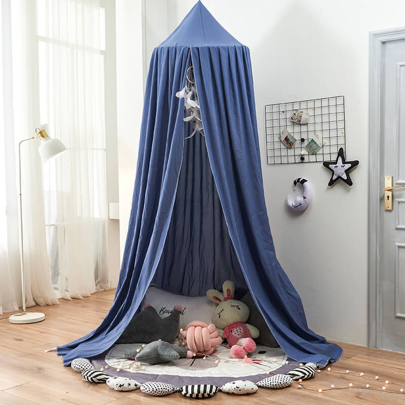 Effective light-blocking children's canopy, essential for peaceful sleep & focused play.