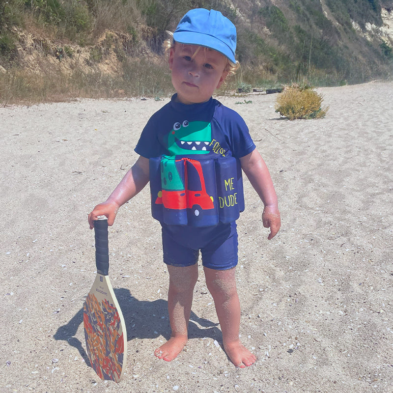 Essential toddler floatation device, for a secure and happy swim experience.