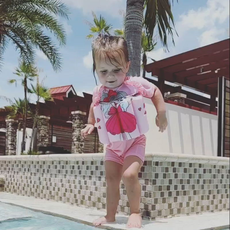 Kids' pool & beach life jacket, designed for comfort & ultimate safety.
