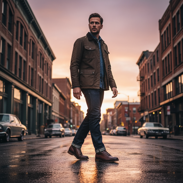 Versatile men's classic ankle boots; ideal casual or dress footwear for modern looks.
