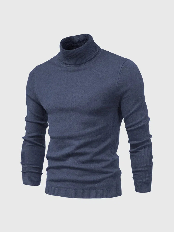Men's versatile turtleneck sweater. A wardrobe staple, ideal for both casual and formal occasions. Comfortable.