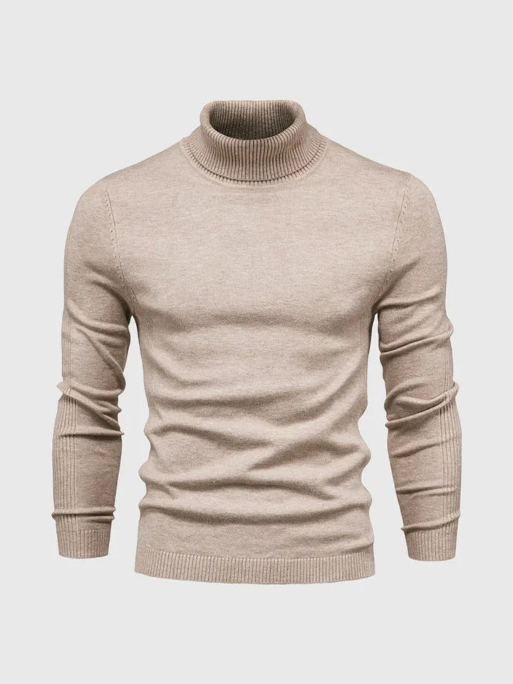 Stylish men's turtleneck, ideal for year-round fashion. Comfortable & versatile classic knitwear.