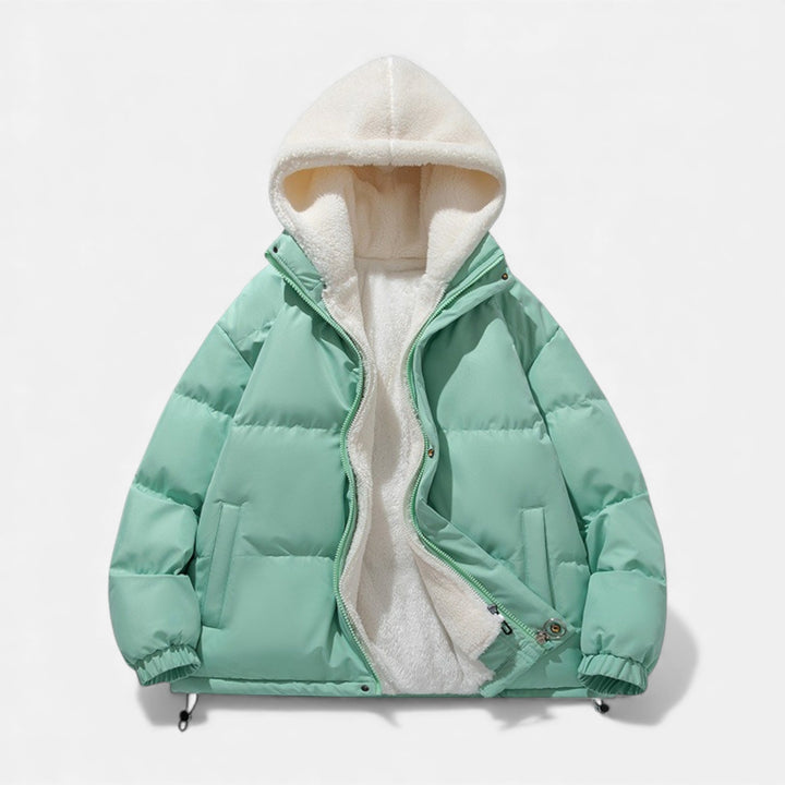 Men's classic warm winter coat. Durable outerwear, perfect for cold weather, style & coziness.