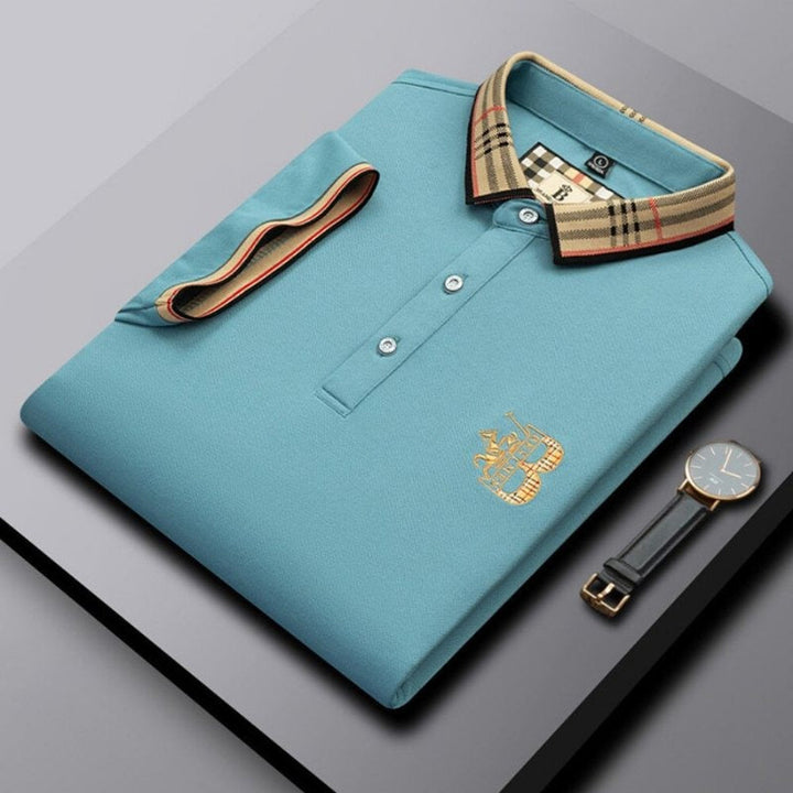 Men's classic comfort polo, a versatile short sleeve shirt for smart casual fashion & everyday style.