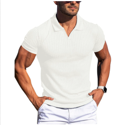 Classic men's polo shirt, perfect for summer style & all-day comfort. Short sleeve, smart casual men's top.