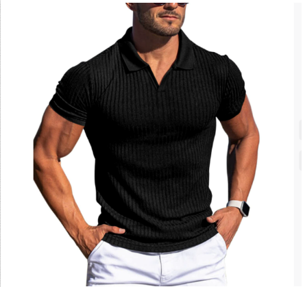 Stylish men's polo shirt, a versatile men's fashion essential. Short sleeve design for everyday wear & comfort.