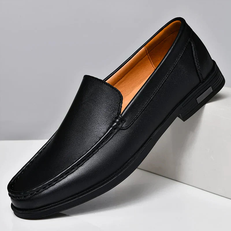Classic men's slip-on loafers, elegant & comfortable for effortless style and fashion.
