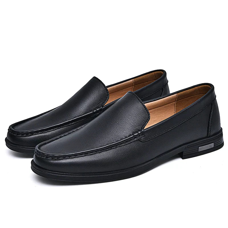 Men's formal & casual slip-on loafers, sophisticated footwear for any event.