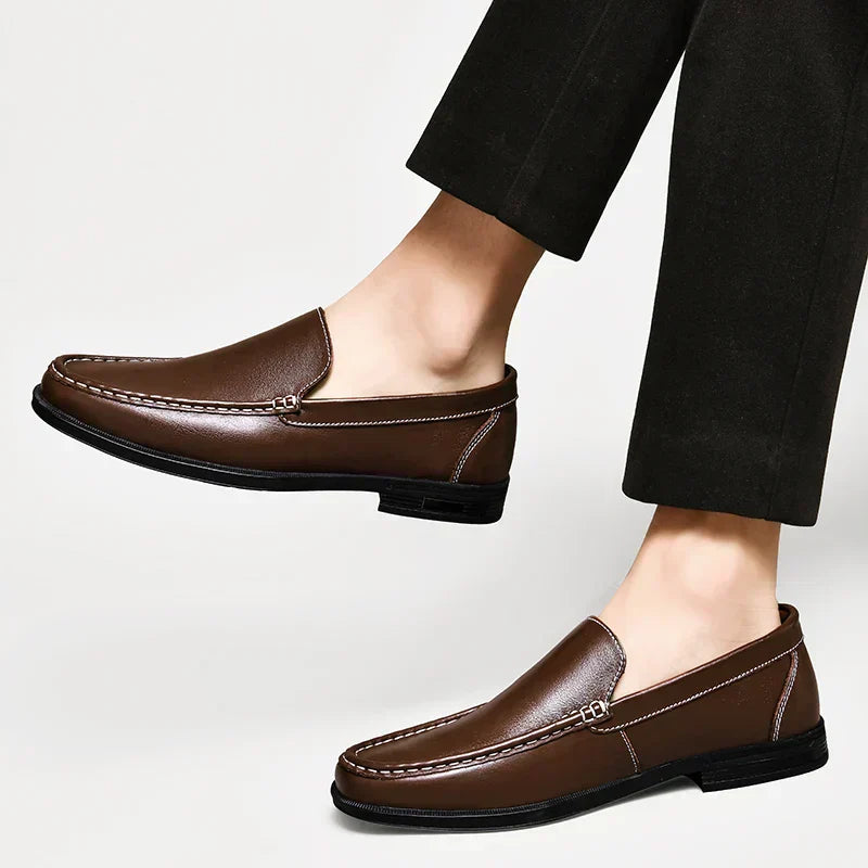 Men's Classic Slip-On Loafers, ultimate comfort and timeless men's fashion.