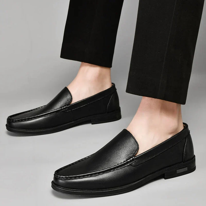 Versatile men's slip-on loafers, ideal for casual and formal occasions, classic footwear.