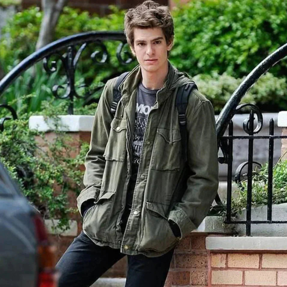 Robust men's classic field jacket with adjustable fit. Durable vintage outerwear for fall & spring adventures.