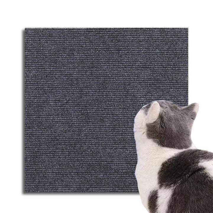 Pack of universal cat scratch guards applied to various furniture types. Pet supplies for complete home protection.