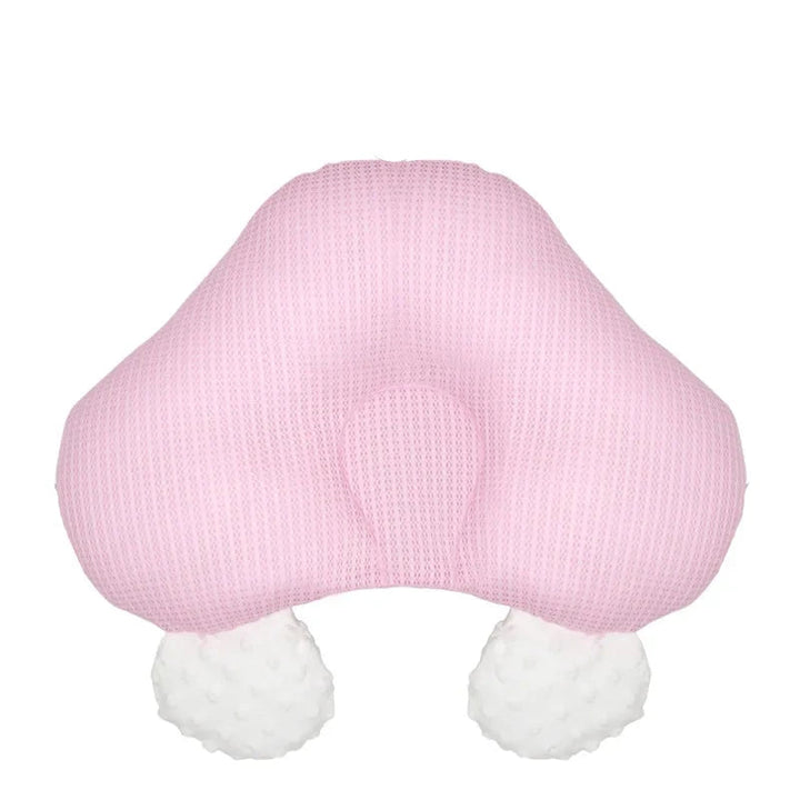 Baby's cuddle nest in a living room setting, highlighting its portability and comfort.