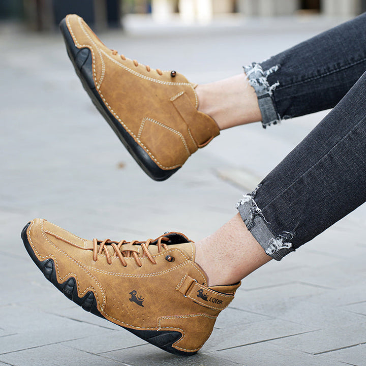Pair of minimalist waterproof barefoot shoes, ideal for all-weather comfort and active lifestyle.