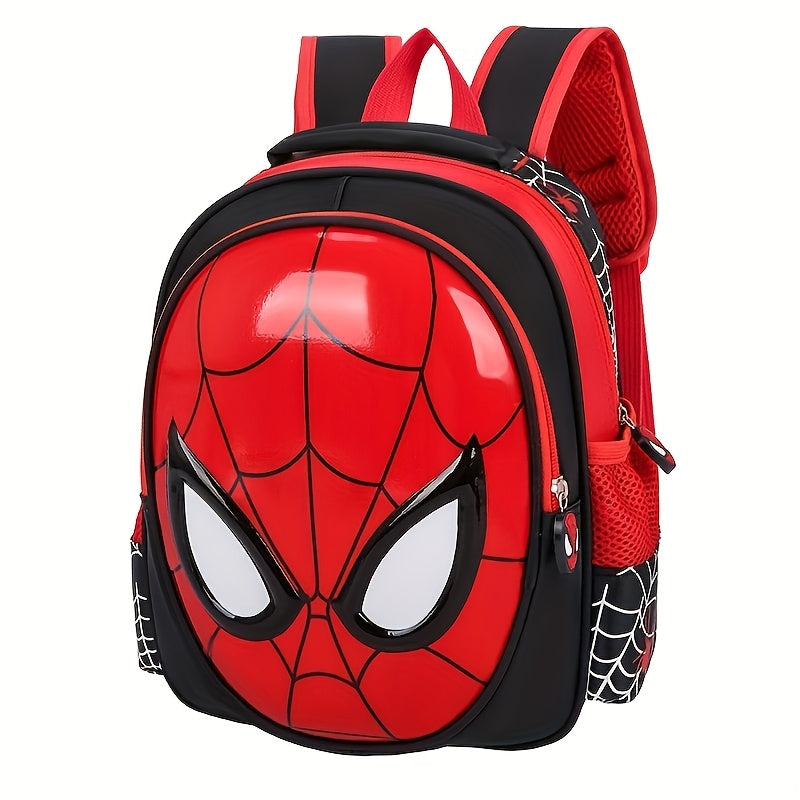 Playful Spider-Man children's backpack, roomy main compartment for school supplies & toys.