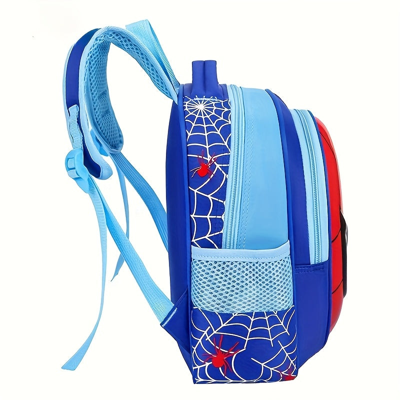 Spider-Man kids' travel backpack, adjustable straps & padded back for comfortable journeys.