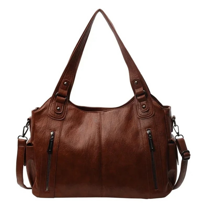 Casual women's vegan leather shoulder bag, perfect for daily errands and fashion