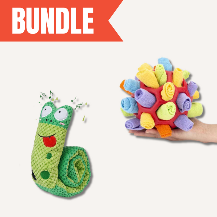 Colorful dog snuffle mat, an interactive sniffing puzzle toy for mental enrichment, boredom busting & pet play.