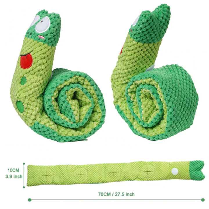 Dog enrichment toy set featuring snuffle mat & puzzle, designed for interactive sniff & search play & stimulation.