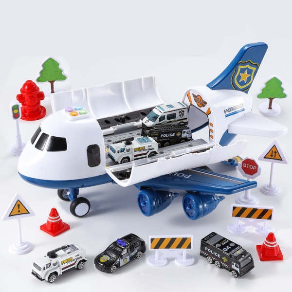 Close-up: Interactive Adventure Airplane Playset features, showcasing controls, characters, and discovery points.