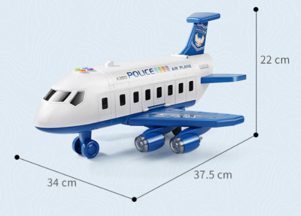 Dynamic Kids' Adventure Airplane Playset, a versatile learning toy encouraging aviation exploration & creative fun.