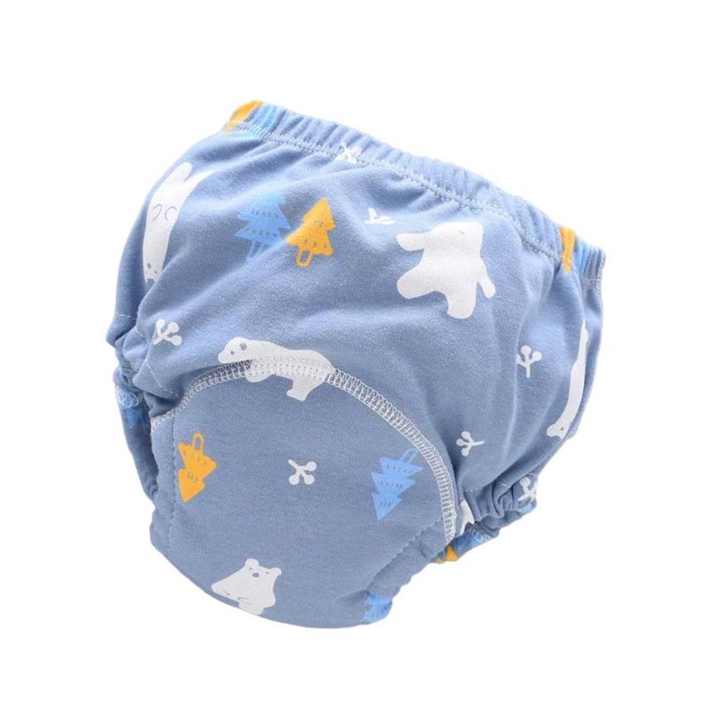 Set of colorful reusable baby swim diapers. Eco-friendly, leak-proof infant swimwear for potty training.