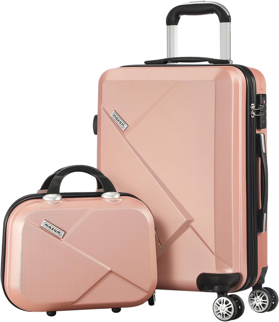 Premium JetTrek compact carry-on luggage set, featuring robust construction and easy-glide spinner wheels.