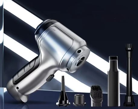 Powerful cordless auto detailing vacuum, ideal for removing dust & debris from car interiors with ease.