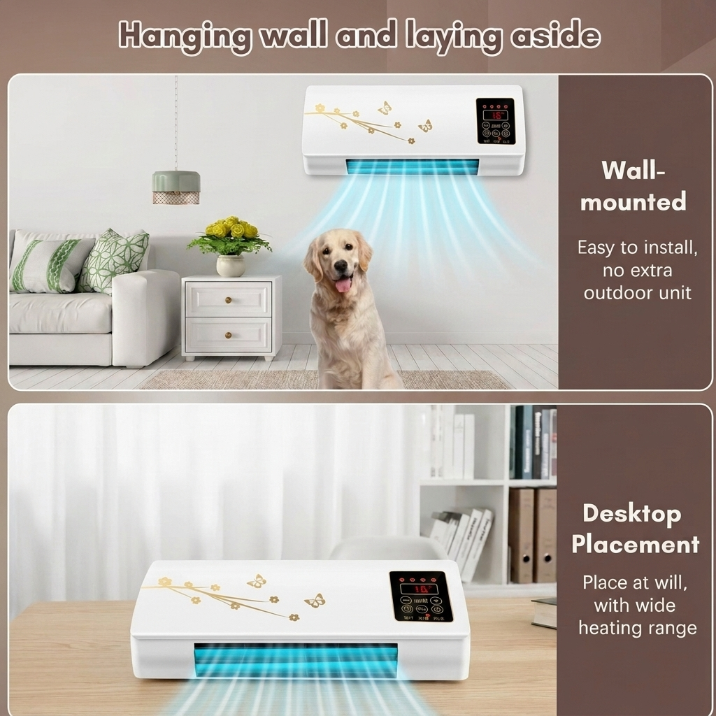 Enjoy instant cooling with this portable mini air cooler. Your personal desk fan for ultimate summer comfort.